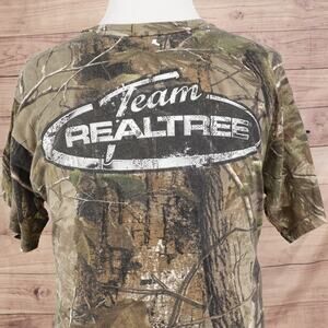 Realtree Team Shirt Mens 1X Camouflage Short Sleeve Outdoor Hunting Tee Camo